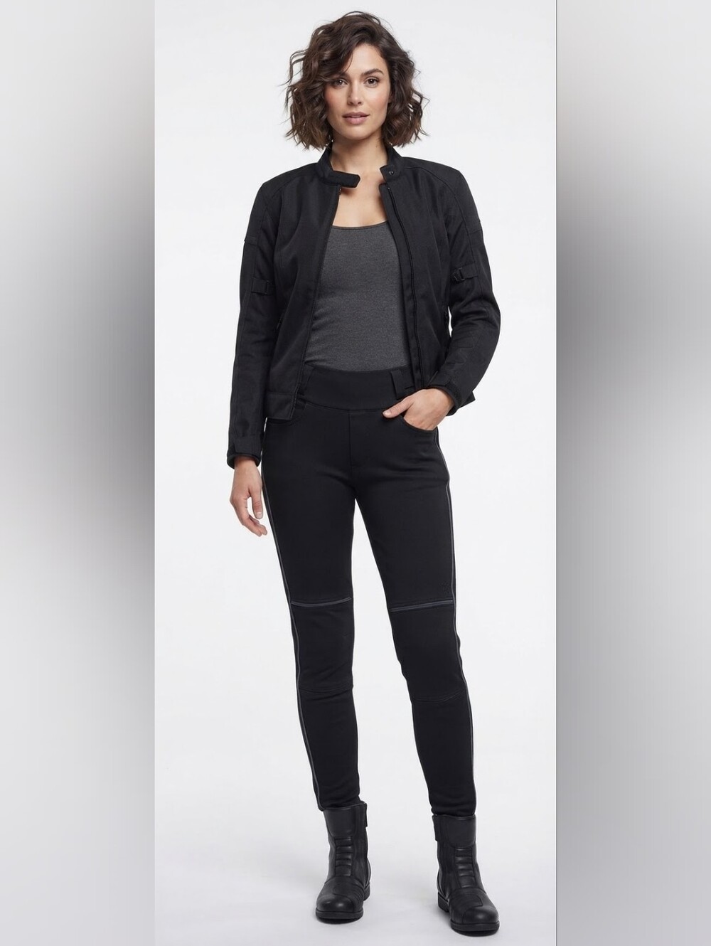 Rukka Lady Melita Aramid Kevlar Motorcycle Leggings Black Size 38 US 6